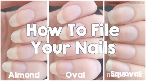The Proper Way To File Your Nails Youtube