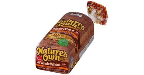 Natures Own 100 Whole Wheat Bread Made With Honey Best Tasting