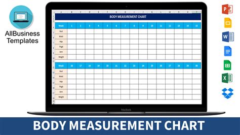 Body Measurement Chart Printable Printable World Holiday