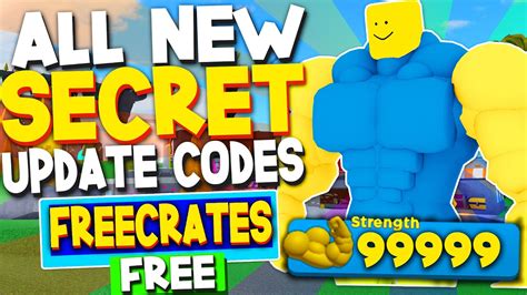 All New Secret Update Codes In Mega Noob Simulator Codes Roblox