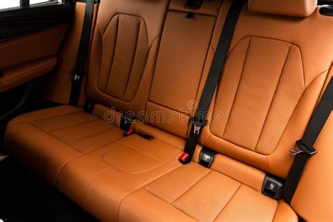 Modern Suv Car Inside Leather Light Back Passenger Seats In Modern