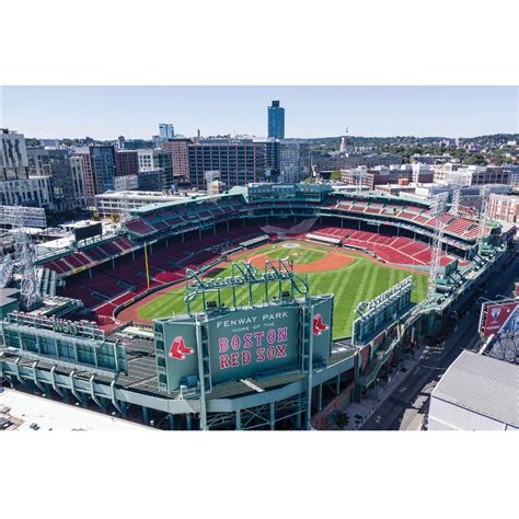 Boston Red Sox Stadium Aerial View Photo Boston Red Sox Etsy
