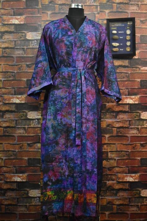 Women S Pure Silk Kimono Robe Dressing Gownkimono Etsy