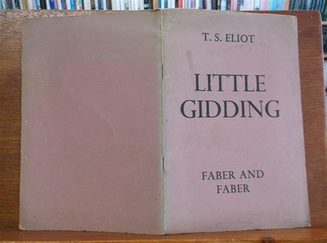 Little Gidding By Eliot T S Very Good Soft Cover 1942 1st Edition