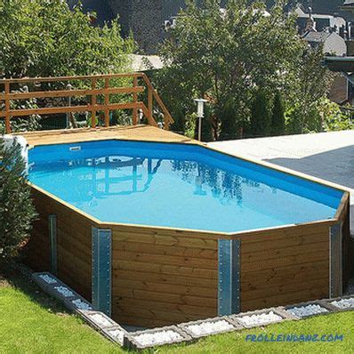 Do it yourself pool house. Wooden pool do it yourself - how to build