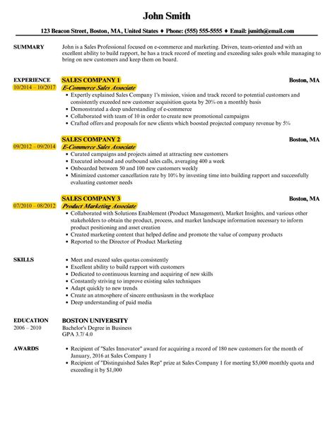 Traditional Chronological Resume Template Resume