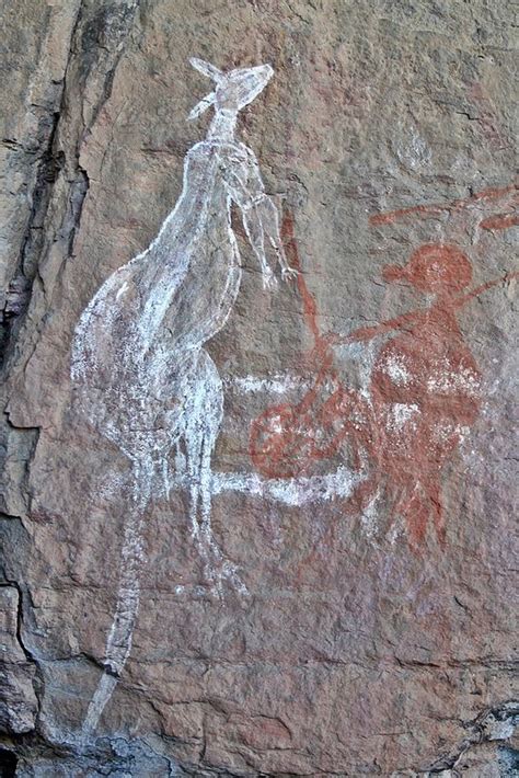 Kakadu National Park Nourlangie Rock Aboriginal Rock Painting
