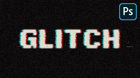 How To Create A Glitch Text Effect In Photoshop Dezign Ark