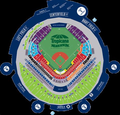 Tropicana Field Seating Chart Wheres My Seat Flickr