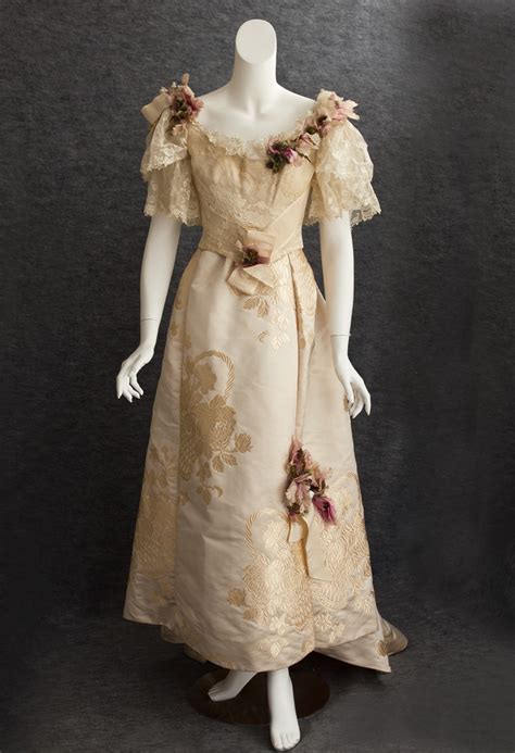 victorian clothing  vintage textile   ball gown