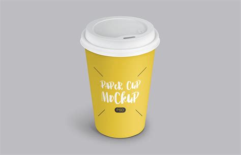 Psd Paper Coffee Cup Mockup Smashmockup