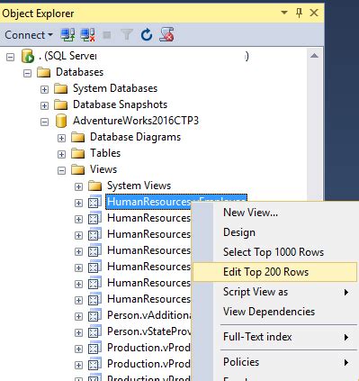 Ssms How To Edit Data In Result Grid In Sql Server Management Studio