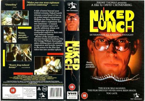 Naked Lunch On First Independent United Kingdom Betamax Vhs