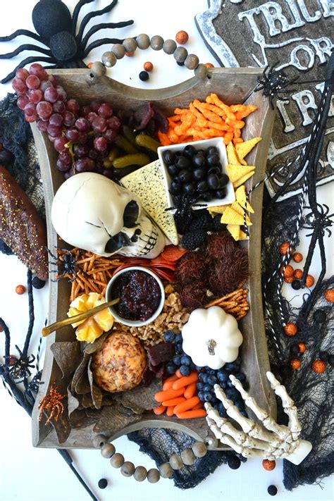 That way, the cheese can get some air. The Ultimate Halloween Charcuterie Board | Halloween food ...
