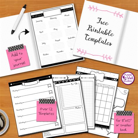 Bullet Journal Free Templates Use This Bullet Journal Template As A