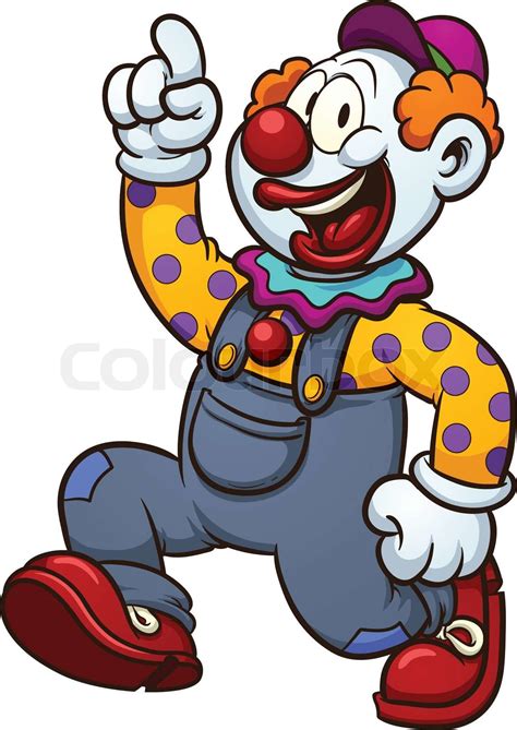 Cartoon Clown Stock Vector Colourbox