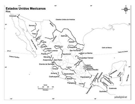 Mapa De Mexicocon Monbres Imagui