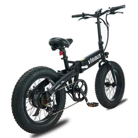 Viribus Getaway Best Folding Electric Bike Fat Tire Foldable Ebike