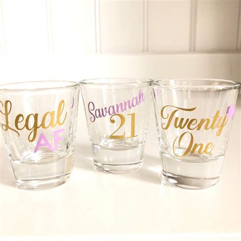 From personalised designs to keepsake totes. graduation gift Shot glass personalised with name engraved ...