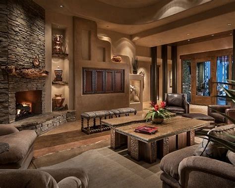 Contemporary Southwest Living Room Interior Design Home