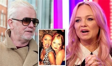 virgin radio presenter chris evans quizzes emma bunton about mel b and geri claims in awkward