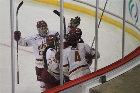 Boston College Womens Hockey Beats Merrimack In Ot The Heights