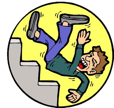 someone falling clipart