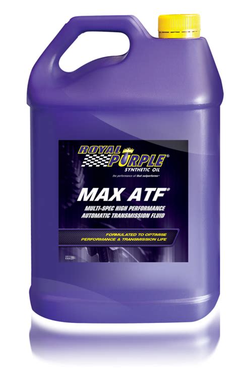 Now the gears run much smoother, and quieter with no feel of slippage. Royal Purple Automatic Transmission Fluid - MAX ATF (5 ...