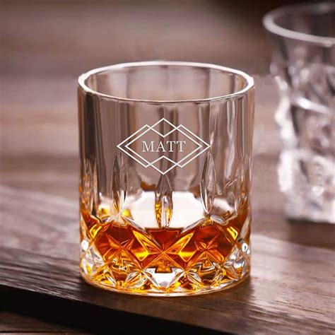 Vaso De Whisky Personalizado Whisky Grabado Glass 7oz Con Etsy