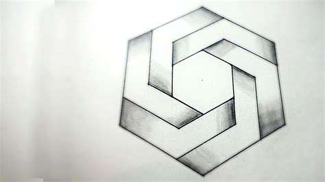 In this lesson, you're going to learn how to draw a simple optical illusion called the impossible circle. How To Draw 3D Optical Illusions - Impossible Hexagon ...