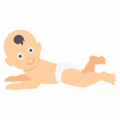 Baby Children Crawl Crawling Infant Kids Icon Download On Iconfinder