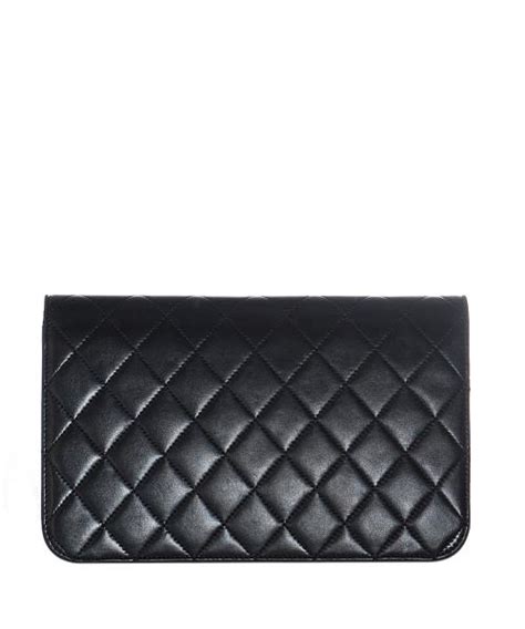 Chanel Black Leather Quilted Full Flap Bag Chanel La Doyenne