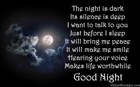 Good Night Poems For Boyfriend