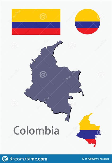 Colombia Vector Illustration Stock Vector Illustration Of Country
