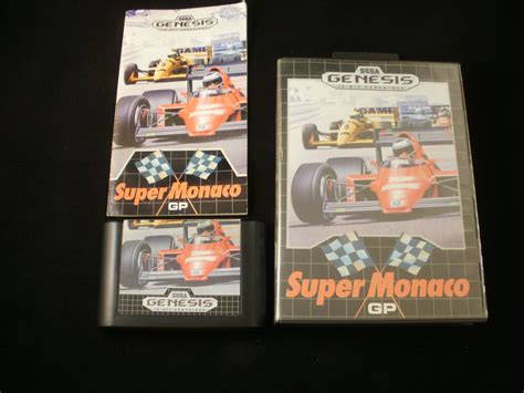 Super Monaco Gp Sega Genesis Complete Cib
