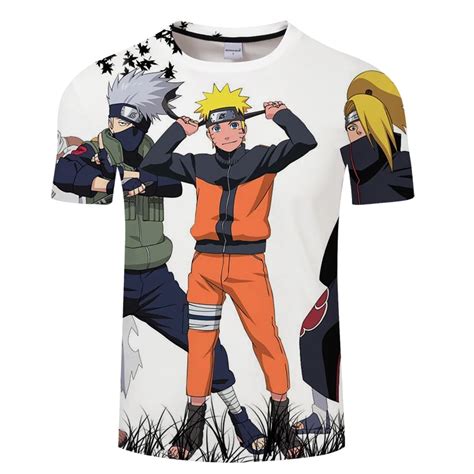 Buy Naruto T Shirt Menwomen Hokage Ninjia Short