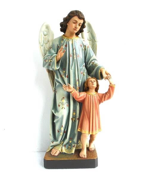 Wooden Statues Of Adoring Angels Ferdinand Stuflesser 1875
