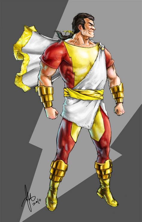 Shazam Redesign By Yifanjiang On Deviantart Shazam Captain Marvel