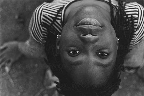 Upside Down Black Girl Del Colaborador De Stocksy Gabi Bucataru