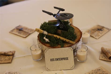 The Enterprise Star Trek Table Centerpiece Star Trek Wedding Star