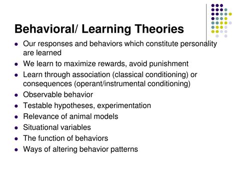 Ppt Behaviorallearning Theories Powerpoint Presentation Free