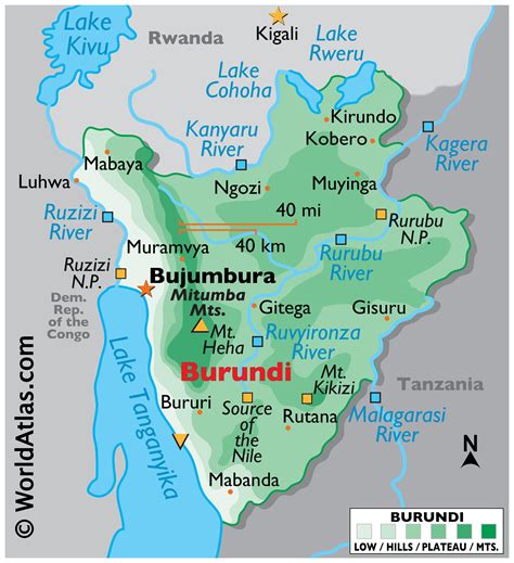 Pie kabar'e kak @patrisella ? Burundi Large Color Map