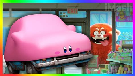 Awooga But Its Kirby Mouthful Mode Car Youtube