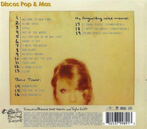 Discos Pop And Mas Taylor Swift 1989 Deluxe