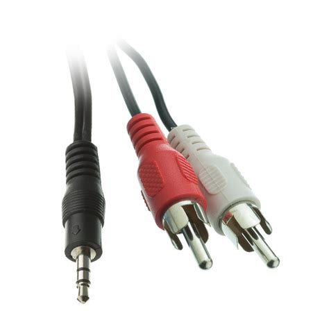 Cande 35mm Stereo To Dual Rca Audio Adapter Cable 35mm Male To Dual