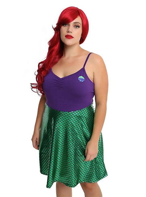 Disney The Little Mermaid Ariel At Sea Dress Plus Size Sea Dress Mermaid Costume Plus Size