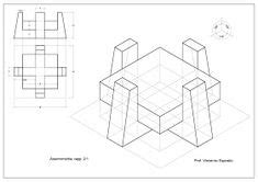 Ideas De Perspectiva Axonometrica Disenos De Unas T Cnicas De Dibujo Dibujo Isometrico