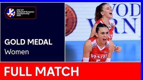 full match türkiye vs italy cev u17 volleyball european championship 2023 youtube