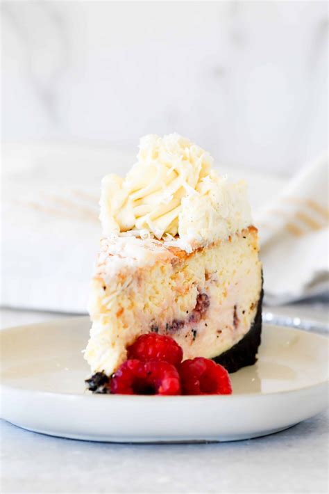White Chocolate Raspberry Cheesecake Recipe Something Swanky