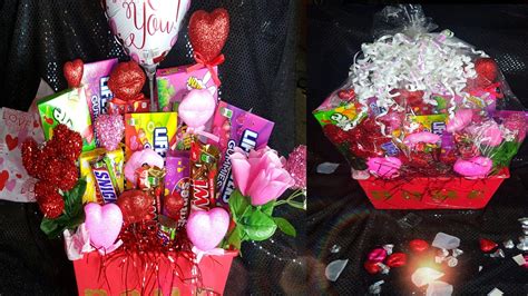 DIY || HOW TO MAKE A VALENTINE'S DAY CANDY BASKET - YouTube